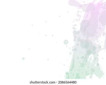 Vector Brush Stroke. Abstract Fluid Splash. Gradient Paintbrush. Isolated Splash on White Backdrop. Sale Banner Brushstroke. Watercolor Textured Background. 