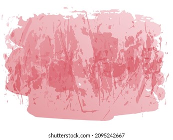 Vector Brush Stroke. Abstract Fluid Splash. Gradient Paintbrush. Isolated Splash on White Backdrop. Sale Banner Brushstroke. Watercolor Textured Background. 