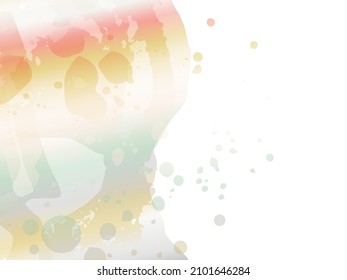 Vector Brush Stroke. Abstract Fluid Splash. Watercolor Textured Background.  Sale Banner Brushstroke. Gradient Paintbrush. Isolated Splash on White Backdrop.