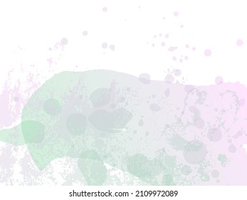 Vector Brush Stroke. Abstract Fluid Splash. Isolated Splash on White Backdrop. Gradient Paintbrush. Sale Banner Brushstroke. Watercolor Textured Background. 