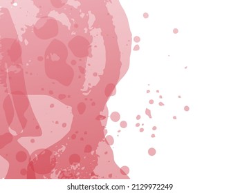 Vector Brush Stroke. Abstract Fluid Splash. Sale Banner Brushstroke. Isolated Splash on White Backdrop. Watercolor Textured Background.  Gradient Paintbrush.