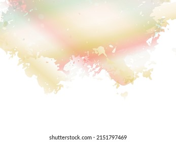 Vector Brush Stroke. Abstract Fluid Splash. Gradient Paintbrush. Isolated Splash on White Backdrop. Sale Banner Brushstroke. Watercolor Textured Background. 