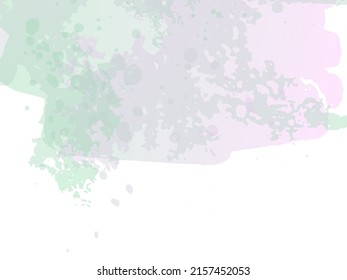 Vector Brush Stroke. Abstract Fluid Splash. Watercolor Textured Background.  Isolated Splash on White Backdrop. Sale Banner Brushstroke. Gradient Paintbrush.