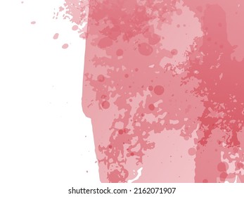 Vector Brush Stroke. Abstract Fluid Splash. Gradient Paintbrush. Watercolor Textured Background.  Isolated Splash on White Backdrop. Sale Banner Brushstroke.