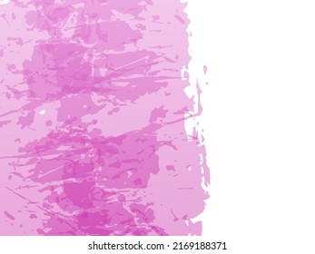 Estroque del pincel del vector. Resumen de la salpicadura de fluidos. Pincel de pancarta de venta. Pincel de degradado. Fondo texturado de color de agua.  Splash aislado sobre fondo blanco.