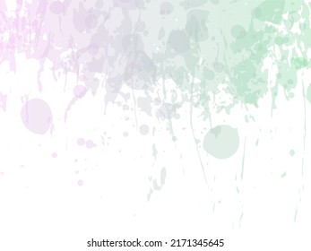 Vector Brush Stroke. Abstract Fluid Splash. Gradient Paintbrush. Watercolor Textured Background.  Sale Banner Brushstroke. Isolated Splash on White Backdrop.
