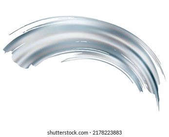 Vector Brush Stroke. Abstract Fluid Splash. Gradient Paintbrush. Pink and Purple Watercolor Textured Background.  Isolated Splash on White Backdrop. Sale Banner Brushstroke.