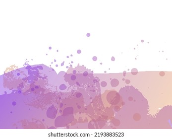 Vector Brush Stroke. Abstract Fluid Splash. Isolated Splash on White Backdrop. Watercolor Textured Background.  Gradient Paintbrush. Sale Banner Brushstroke.