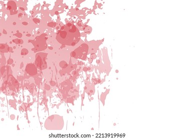 Vector Brush Stroke. Abstract Fluid Splash. Isolated Splash on White Backdrop. Gradient Paintbrush. Sale Banner Brushstroke. Watercolor Textured Background. 