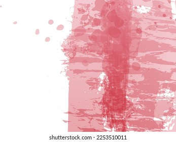 Vector Brush Stroke. Abstract Fluid Splash. Isolated Splash on White Backdrop. Sale Banner Brushstroke. Gradient Paintbrush. Watercolor Textured Background. 