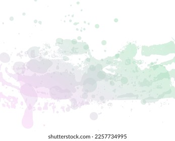 Vector Brush Stroke. Abstract Fluid Splash. Isolated Splash on White Backdrop. Watercolor Textured Background.  Sale Banner Brushstroke. Gradient Paintbrush.