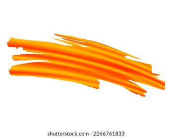 Vector Brush Stroke. Abstract Fluid Splash. Sale Banner Brushstroke. Watercolor Textured Background.  Isolated Splash on White Backdrop. Gradient Paintbrush. Crimson Red
