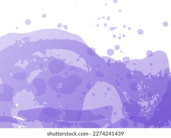 Vector Brush Stroke  Abstract Fluid Splash  Isolated Splash White Backdrop  Violet Purple Sale Banner Brushstroke  Watercolor Textured Background   Gradient Paintbrush 