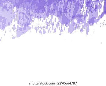 Vector Brush Stroke. Abstract Fluid Splash. Watercolor Textured Background.  Sale Banner Brushstroke. Isolated Splash on White Backdrop. Gradient Paintbrush. Violet Purple