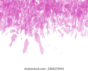 Vector Brush Stroke. Abstract Fluid Splash. Gradient Paintbrush. Isolated Splash on White Backdrop. Sale Banner Brushstroke. Watercolor Textured Background. 