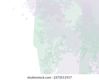 Vector Brush Stroke. Abstract Fluid Splash. Isolated Splash on White Backdrop. Gradient Paintbrush. Watercolor Textured Background.  Sale Banner Brushstroke.