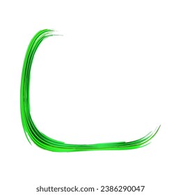 Vector Brush Stroke. Abstract Fluid Splash. Gradient Paintbrush. Isolated Splash on White Backdrop. Green and Teal Sale Banner Brushstroke. Watercolor Textured Background. 