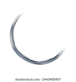 Vector Brush Stroke. Abstract Fluid Splash. Sale Banner Brushstroke. Pink and Purple Gradient Paintbrush. Isolated Splash on White Backdrop. Watercolor Textured Background. 