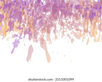 Vector Brush Stroke. Abstract Fluid Splash. Watercolor Textured Background.  Gradient Paintbrush. Isolated Splash on White Backdrop. Sale Banner Brushstroke.