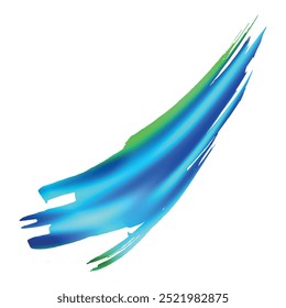 Vector Brush Stroke. Abstract Fluid Splash. Isolated Splash on White Backdrop. Pink and Purple Watercolor Textured Background.  Gradient Paintbrush. Sale Banner Brushstroke.