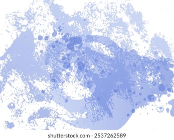 Vector Brush Stroke. Abstract Fluid Splash. Blue and Indigo Sale Banner Brushstroke. Isolated Splash on White Backdrop. Gradient Paintbrush. Watercolor Textured Background. 