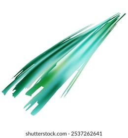 Traçado do pincel vetorial. Resumir Resplendor De Líquido. Pincel de Gradiente. Tela Inicial Isolada no Fundo Branco. Fundo Texturizado Aquarela.  Pincelada de banner de venda verde e azul-petróleo.