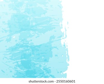 Traçado do pincel vetorial. Resumir Resplendor De Líquido. Pincelada de banner de venda. Tela inicial isolada azul e índigo em tela de fundo branca. Pincel de Gradiente. Fundo Texturizado Aquarela. 