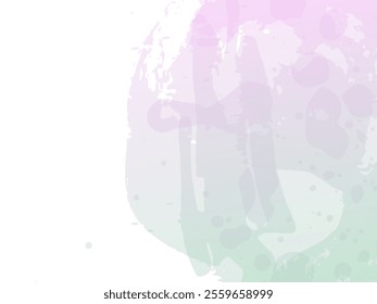 Vector Brush Stroke. Abstract Fluid Splash. Isolated Splash on White Backdrop. Gradient Paintbrush. Watercolor Textured Background.  Sale Banner Brushstroke.