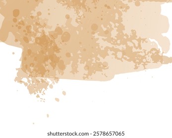 Vector Brush Stroke. Abstract Fluid Splash. Isolated Splash on White Backdrop. Gradient Paintbrush. Gold Orange Sale Banner Brushstroke. Watercolor Textured Background. 