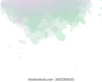 Vector Brush Stroke. Abstract Fluid Splash. Isolated Splash on White Backdrop. Sale Banner Brushstroke. Watercolor Textured Background.  Gradient Paintbrush.
