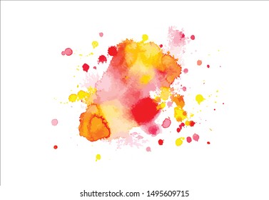 vector brush stroke abstract watercolor background.