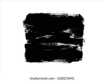 vector brush stroke black watercolor.graffiti creative illustration