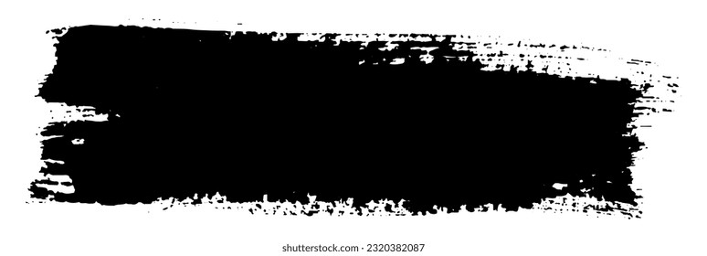 Vector brush stroke. Frame for text. Grunge background for a banner.