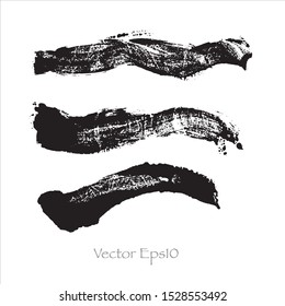 Vector brush stroke grunge ink watercolor.paint background.creative illustration