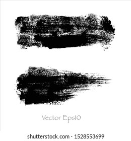 Vector brush stroke grunge ink watercolor background.creative illustration