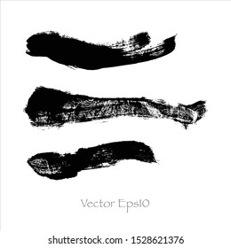 Vector brush stroke grunge ink watercolor background.creative illustration