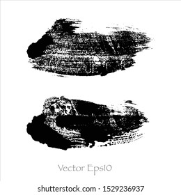 Vector brush stroke grunge ink watercolor background.creative illustration