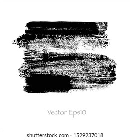 Vector brush stroke grunge ink watercolor.paint background.creative illustration