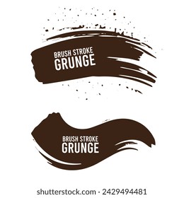 Vector brush stroke grunge, Brush strokes. Vector paintbrush set. Grunge design elements.
