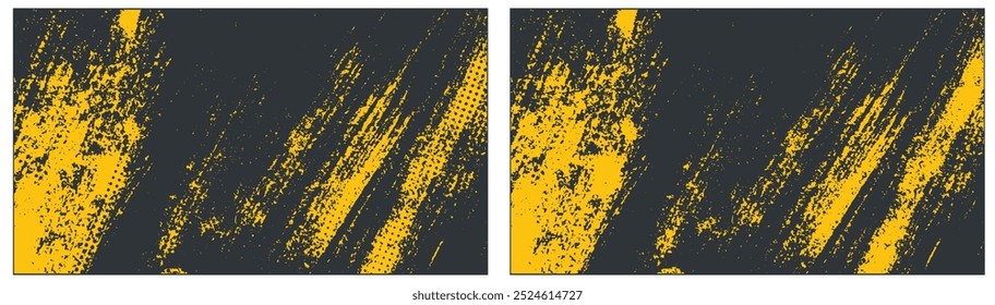 Vector brush stroke grunge texture sport background with halftone effect