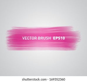 Vector brush stroke hand painted / watercolor stain. Grunge style 