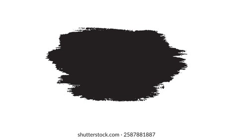 Vector brush stroke isolated on grunge background. Paint, ink brush, brush strokes, brushes, lines, frames, box, Abstract grunge paint brush stroke	