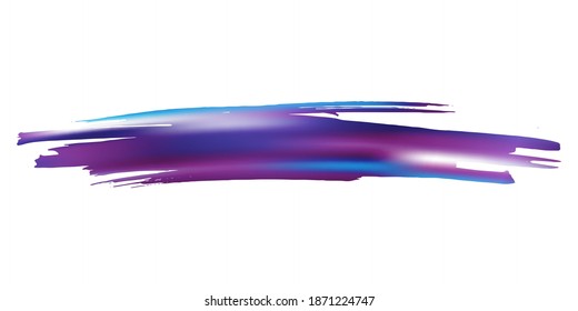 Estroque del pincel del vector. Pincel Proton Purple Sale Banner. Pincel de degradado. Resumen de la salpicadura de fluidos.  Fondo texturado de color de agua. Splash aislado sobre fondo blanco.