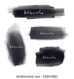 Vector Brush Stroke Set