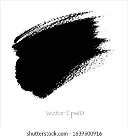 vector brush stroke set background.creative illustration