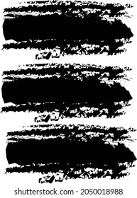 Vector brush stroke set watercolor. paint grunge creative illustration.