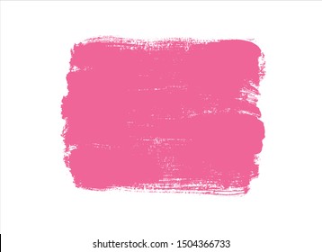 vector brush stroke shades pink watercolor creative illustration.