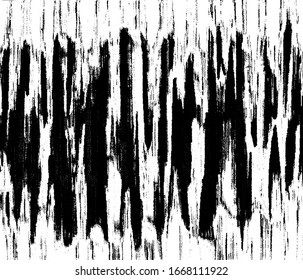 Vector brush stroke texture. Distressed uneven grunge background. Abstract distressed vector illustration. Overlay over any design to create interesting effect and depth. Black isolated on white. EPS10