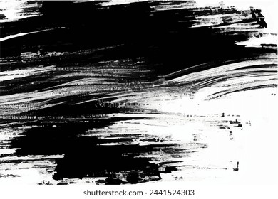 Vector brush stroke texture. Distressed uneven grunge background. Abstract distressed vector illustration. Overlay over any design to create interesting effect. Black isolated on white. EPS10. Grunge.