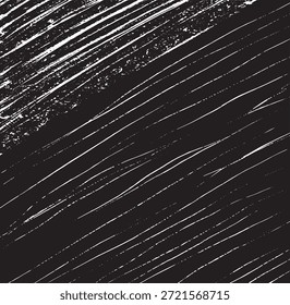 Textura de trazo de pincel de Vector. Angustiado fondo grunge desigual. Abstractas Ilustración vectorial angustiada. Superponer sobre cualquier diseño para crear efectos y profundidad interesantes. Negro aislado en blanco. EPS10